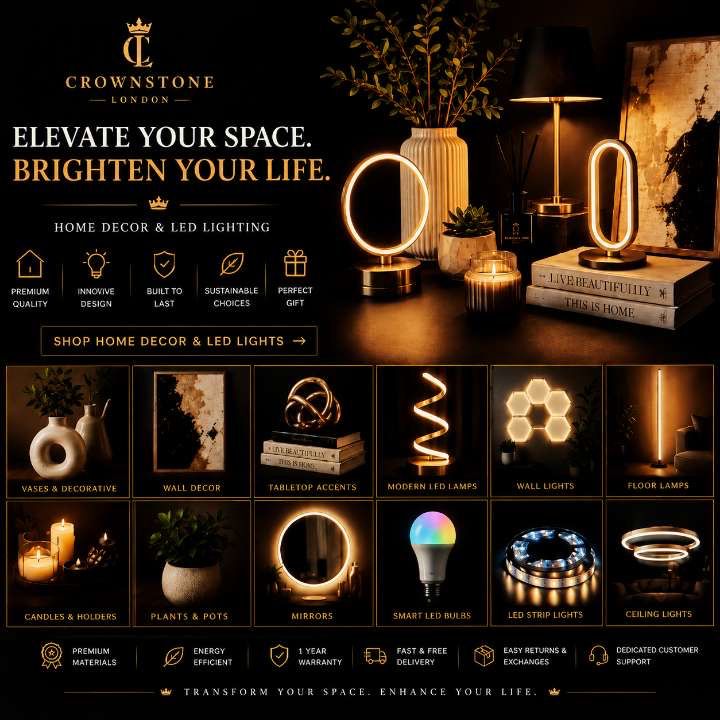 Home Décor & LED Lights