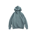 Stand-up collar oversize drop shoulder hoodie