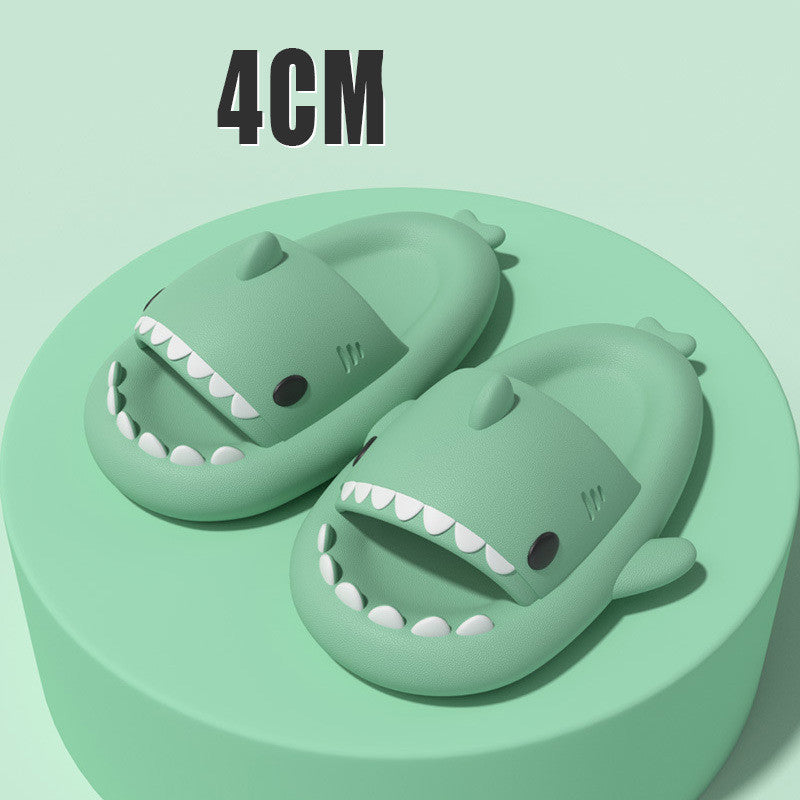 Cartoon Shark Slippers Funny Cutes Soft Slipper Indoor Outdoor  Shoes For Women Men Couples